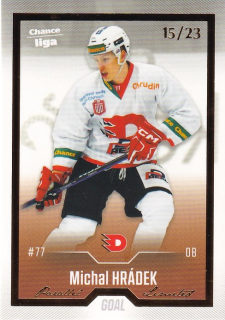 Hokejová karta Michal Hrádek Cards 2022-23 Série 2 Gold č.344