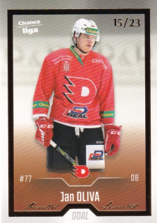 Hokejová karta Jan Oliva Cards 2022-23 Série 2 Gold č.347