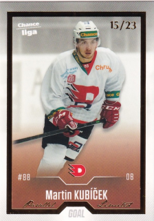 Hokejová karta Martin Kubíček Cards 2022-23 Série 2 Gold č.348
