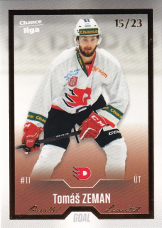 Hokejová karta Tomáš Zeman Cards 2022-23 Série 2 Gold č.351