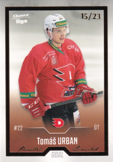 Hokejová karta Tomáš Urban Cards 2022-23 Série 2 Gold č.353