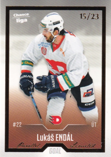 Hokejová karta Lukáš Endál Cards 2022-23 Série 2 Gold č.354