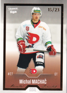 Hokejová karta Michal Machač Cards 2022-23 Série 2 Gold č.355