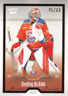 Hokejová karta Ondřej Bláha Cards 2022-23 Série 2 Gold č.358