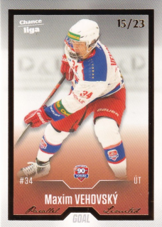 Hokejová karta Maxim Vehovský Cards 2022-23 Série 2 Gold č.364