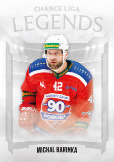 Hokejová karta Michal Barinka Goal S2 2022-23 Legends č. 25