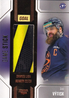 Hokejová karta Jan Výtisk Goal S2 2022-23 Game Stick /35 č. 41