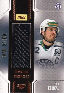 Hokejová karta Petr Koukal Goal S2 2022-23 Game Stick /35 č. 50