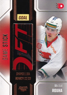 Hokejová karta Michal Rouha Goal S2 2022-23 Game Stick /35 č. 54 B