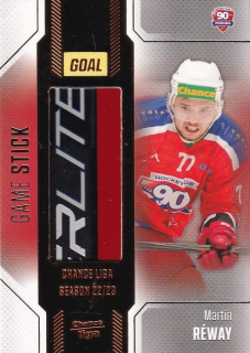 Hokejová karta Martin Réway Goal S2 2022-23 Game Stick /35 č. 55