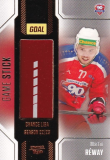Hokejová karta Martin Réway Goal S2 2022-23 Game Stick /35 č. 55 B