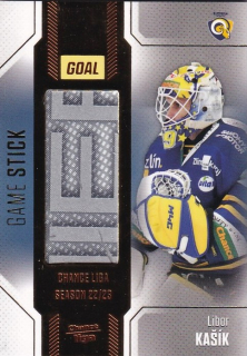 Hokejová karta Libor Kašík Goal S2 2022-23 Game Stick /35 č. 57