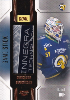 Hokejová karta Daniel Huf Goal S2 2022-23 Game Stick /35 č. 58