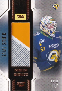 Hokejová karta Daniel Huf Goal S2 2022-23 Game Stick /35 č. 58 B