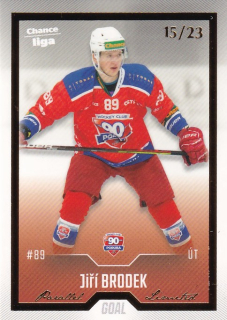 Hokejová karta Jiří Brodek Cards 2022-23 Série 2 Gold č.368