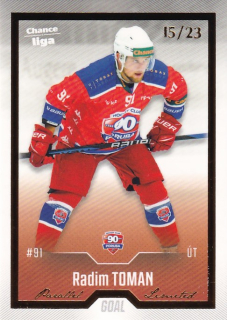Hokejová karta Radim Toman Cards 2022-23 Série 2 Gold č.369