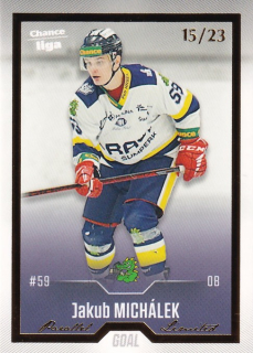Hokejová karta Jakub Michálek Cards 2022-23 Série 2 Gold č.373