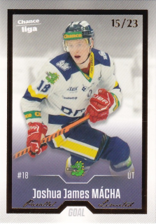 Hokejová karta Joshua James Mácha Cards 2022-23 Série 2 Gold č.378