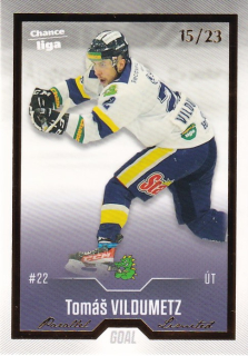 Hokejová karta Tomáš Vildumetz Cards 2022-23 Série 2 Gold č.379