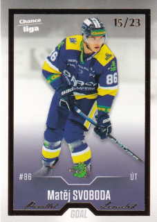 Hokejová karta Matěj Svoboda Cards 2022-23 Série 2 Gold č.383
