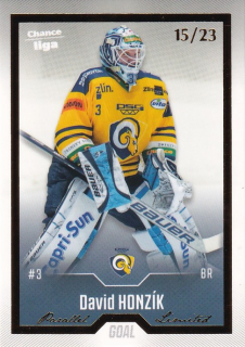 Hokejová karta David Honzík Cards 2022-23 Série 2 Gold č.385