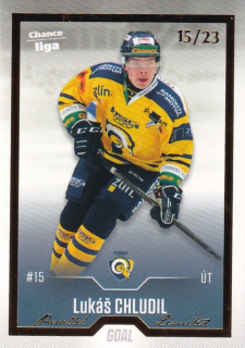 Hokejová karta Lukáš Chludil Cards 2022-23 Série 2 Gold č.392