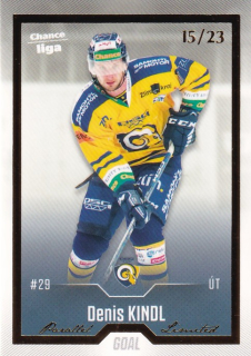 Hokejová karta Denis Kindl Cards 2022-23 Série 2 Gold č.395