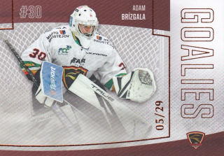 Hokejová karta Adam Brízgala Goal S2 2022-23 Goalies 05/29 č. 23