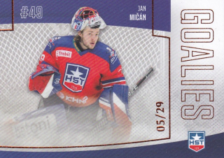 Hokejová karta Jan Mičán Goal S2 2022-23 Goalies 05/29 č. 27
