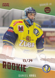 Hokejová karta Daniel Král Goal S2 2022-23 Rookie 13/29 č. 8
