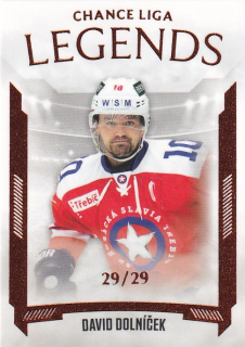 Hokejová karta David Dolníček Goal S2 2022-23 Legends 29/29 č. 23