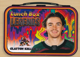 Hokejová karta Clayton Keller UD S2 2022-23 Lunch Box Legends č. LB-8