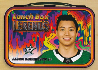 Hokejová karta Jason Robertson UD S2 2022-23 Lunch Box Legends č. LB-15
