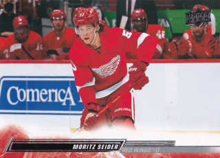 Hokejová karta Moritz Seider UD S2 2022-23 řadová č. 312