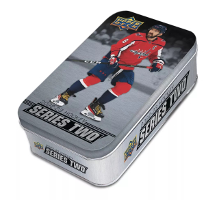 Box hokejových karet UD 2022-23 UD Series 2 Tin