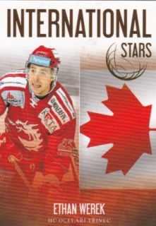 Hokejová karta Ethan Werek OFS 2018-19 Série 2 International Stars