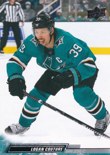 Hokejová karta Logan Couture UD S2 2022-23 řadová č. 396