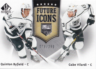 Hokejová karta Byfield / Vilardi UD SP Authentic 21-22 Future Icons /399 č.FI-14