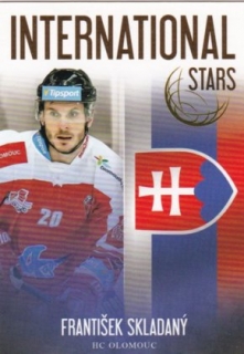 Hokejová karta František Skladaný OFS 2018-19 Série 2 International Stars