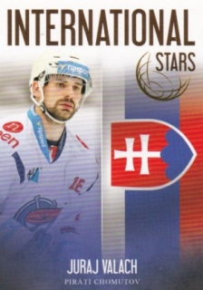 Hokejová karta Juraj Valach OFS 2018-19 Série 2 International Stars