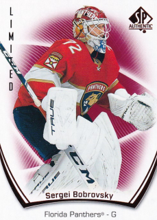 Hokejová karta Sergei Bobrovsky UD SP Authentic 2021-22 Limited č. 42