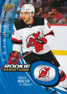 Hokejová karta Reilly Walsh UD Trilogy 2022-23 Rookie Renditions /399 č. RR-26