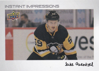 Hokejová karta Jake Guentzel UD S2 2022-23 Instant Impressions č. PZ-28