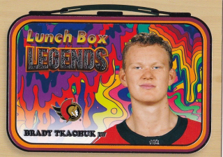 Hokejová karta Brady Tkachuk UD S2 2022-23 Lunch Box Legends č. LB-12