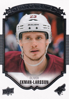 Hokejová karta Oliver Ekman-Larsson UD S1 2015-16 UD Portraits č. P-2