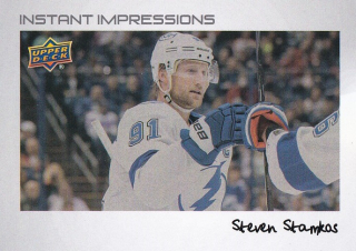 Hokejová karta Steven Stamkos UD S2 2022-23 Instant Impressions č. PZ-21