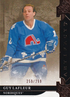 Hokejová karta Guy Lafleur UD Artifacts 2019-20 Copper /299 č. 146