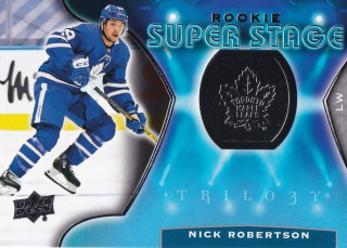 Hokejová karta Nick Robertson UD Trilogy 2020-21 Super Stage RC č. RSS-19