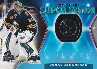 Hokejová karta Jonas Johansson UD Trilogy 2020-21 Super Stage RC č. RSS-11