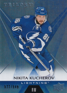 Hokejová karta Nikita Kucherov UD Trilogy 2016-17 Paralelní /849 č. 29